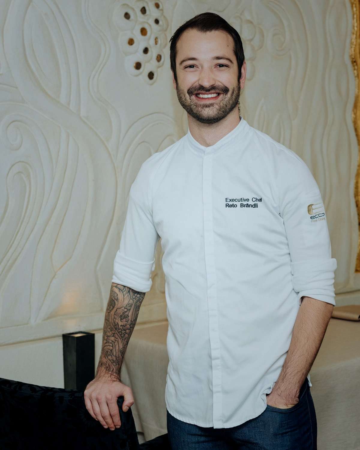 Reto_Braendli- Ecco-two michelin-restaurant-ascona-The Spring-collection-2026-all4chefs