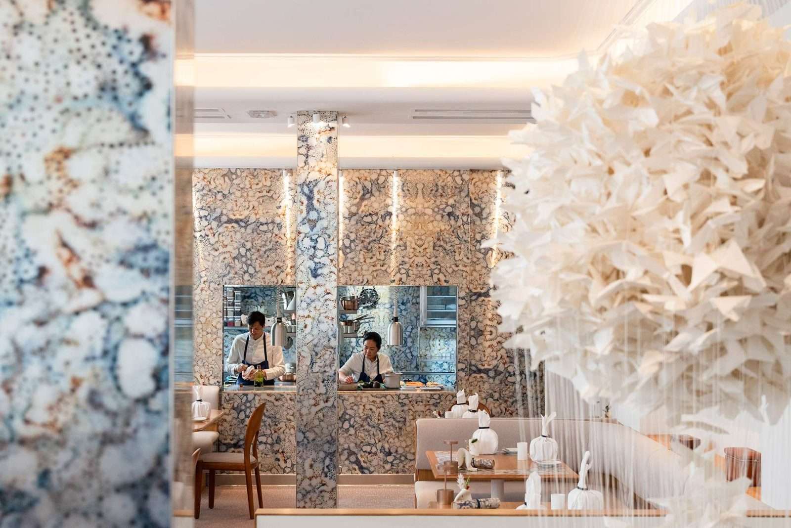 Onor Michelin restaurant Paris France for Nature's Premiere Spring collection 2026 by All4Chefs